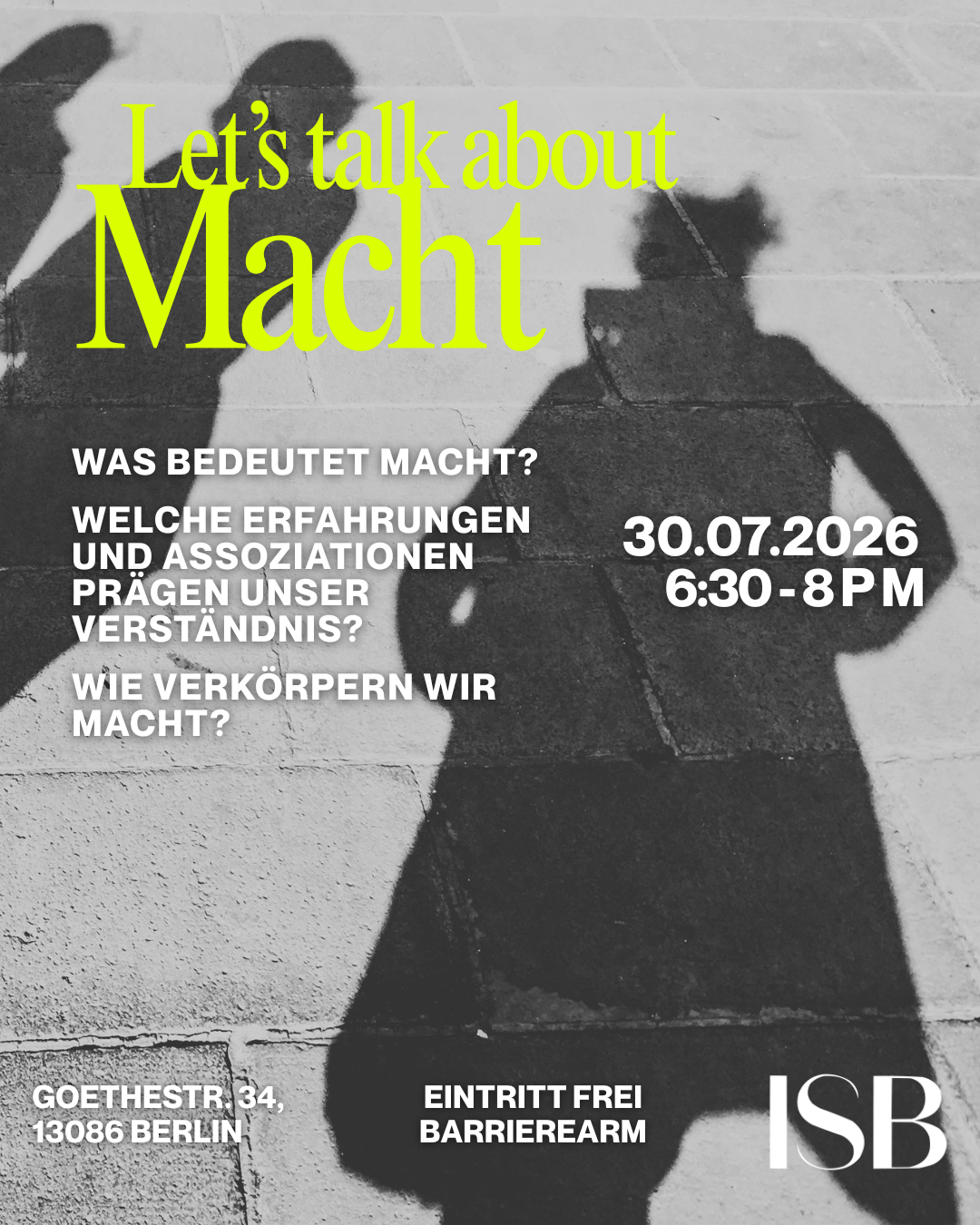 Let's talk about Macht